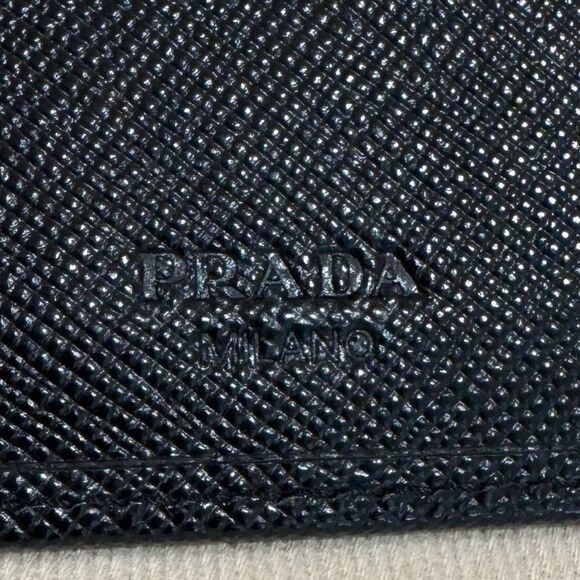 NEW PRADA Saffiano Leather Trifold Wallet - Picture 11 of 16